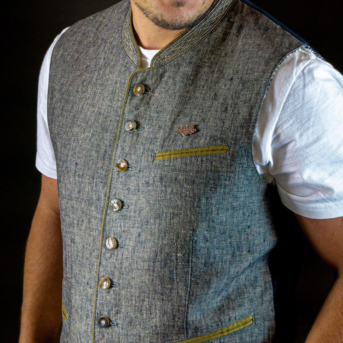 Datschi Trachten Trachtenweste Herren Kiesel Alois - Datschi Trachten