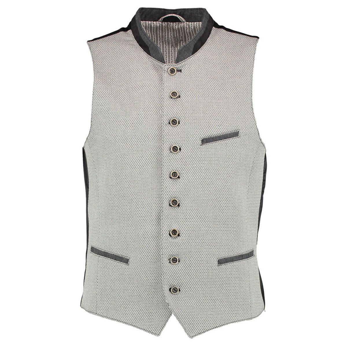 Gipfelstürmer Trachtenweste Sebastian Hellgrau - Datschi Trachten