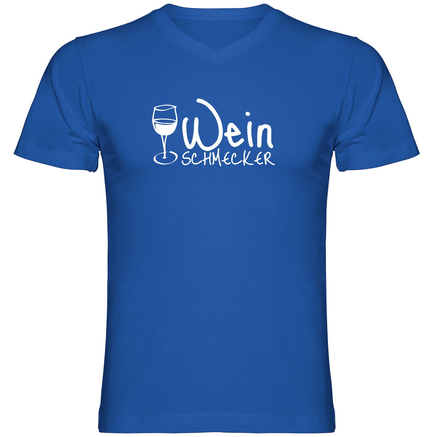 Weinschmecker Herren Tshirt V-Ausschnitt - Datschi Trachten
