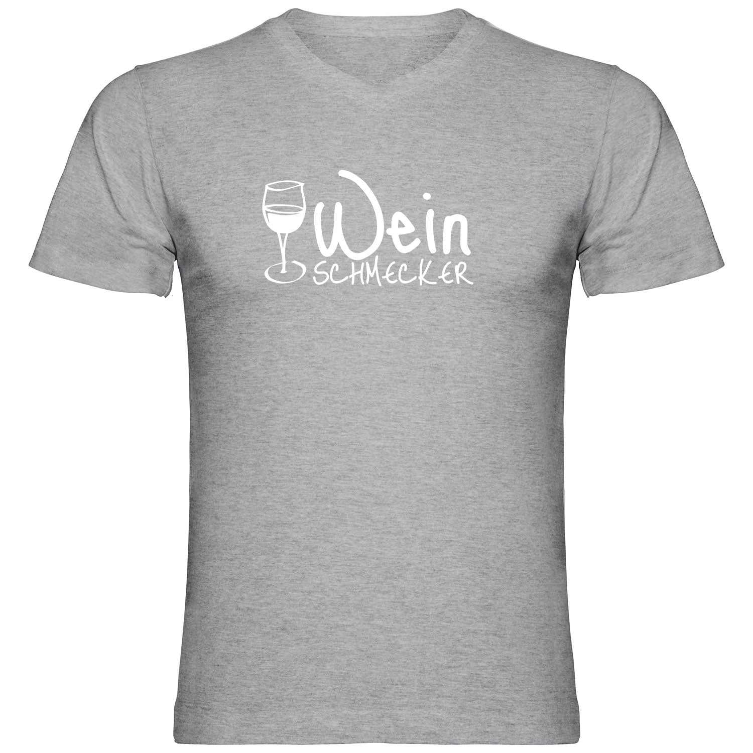 Weinschmecker Herren Tshirt V-Ausschnitt - Datschi Trachten