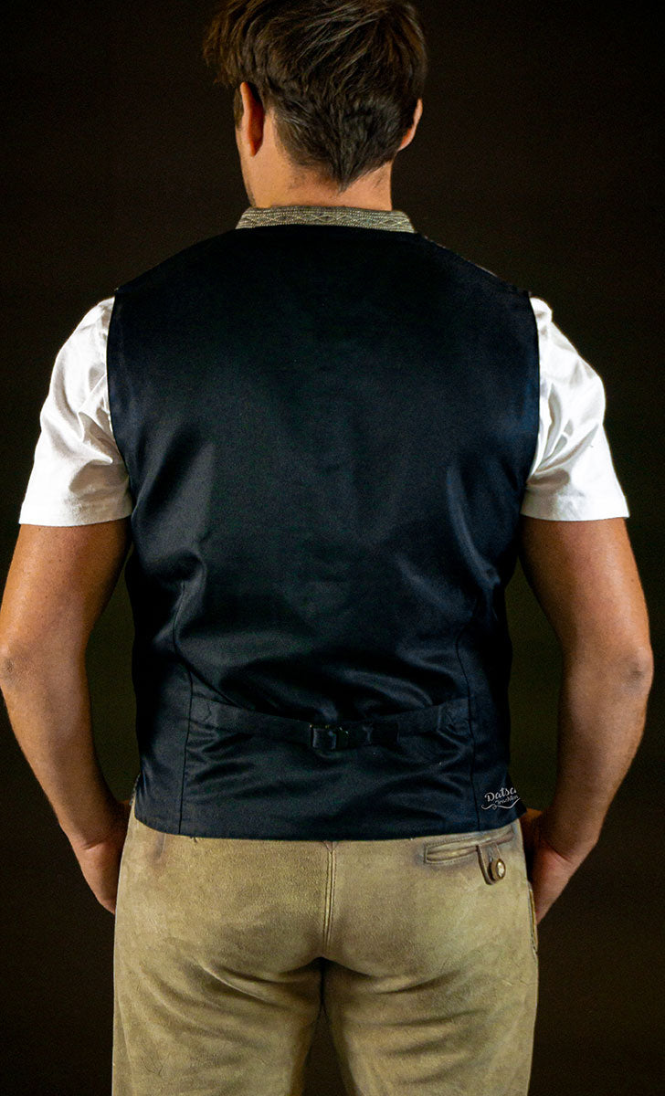 Datschi Trachten Trachtenweste Herren Braun Alois - Datschi Trachten