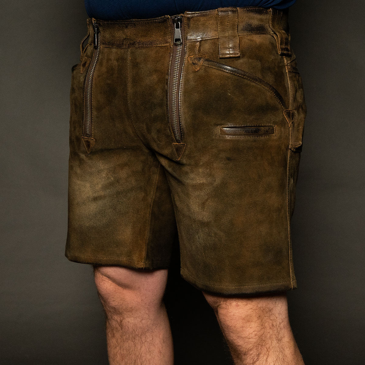 Datschi Trachten Zunft Lederhose Richtfest Braun