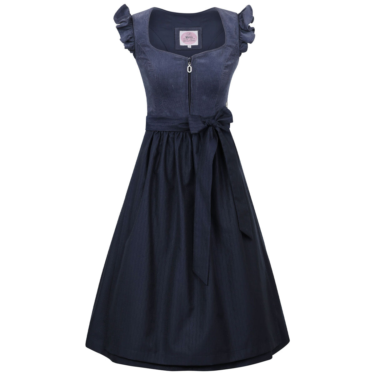 MarJo Dirndl Ansfelden Midnight Flügelarm 70cm - Datschi Trachten