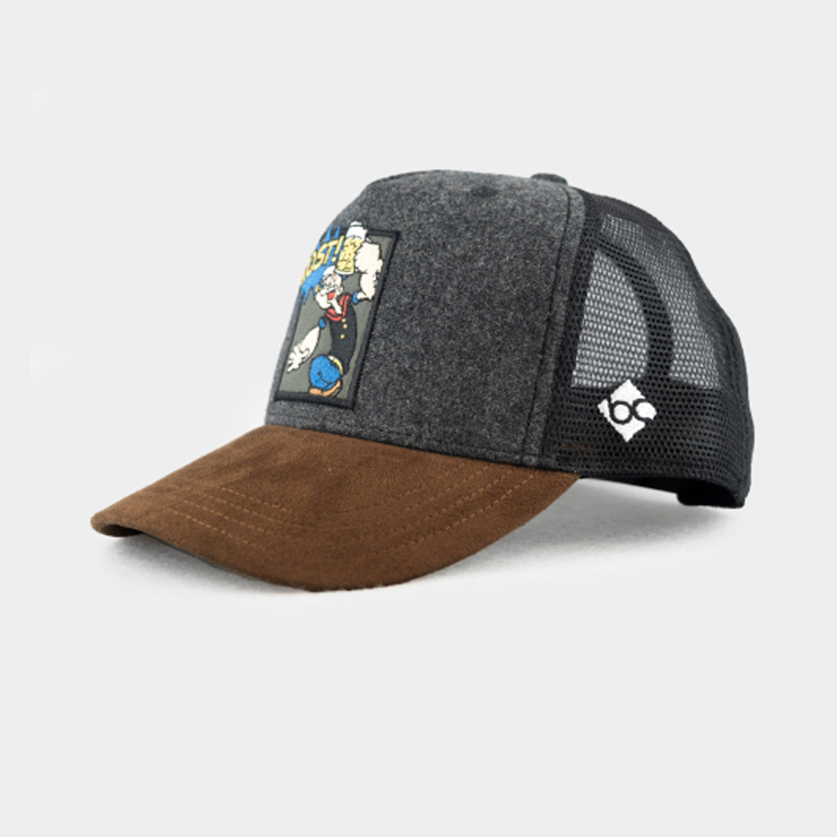 Bavarian Caps Popeye Gebogen Grau - Datschi Trachten