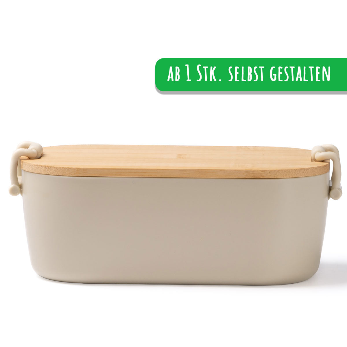 Brotzeitdose mit Holzdeckel Selbst Gestalten ab 1 Stk. Personalisiert