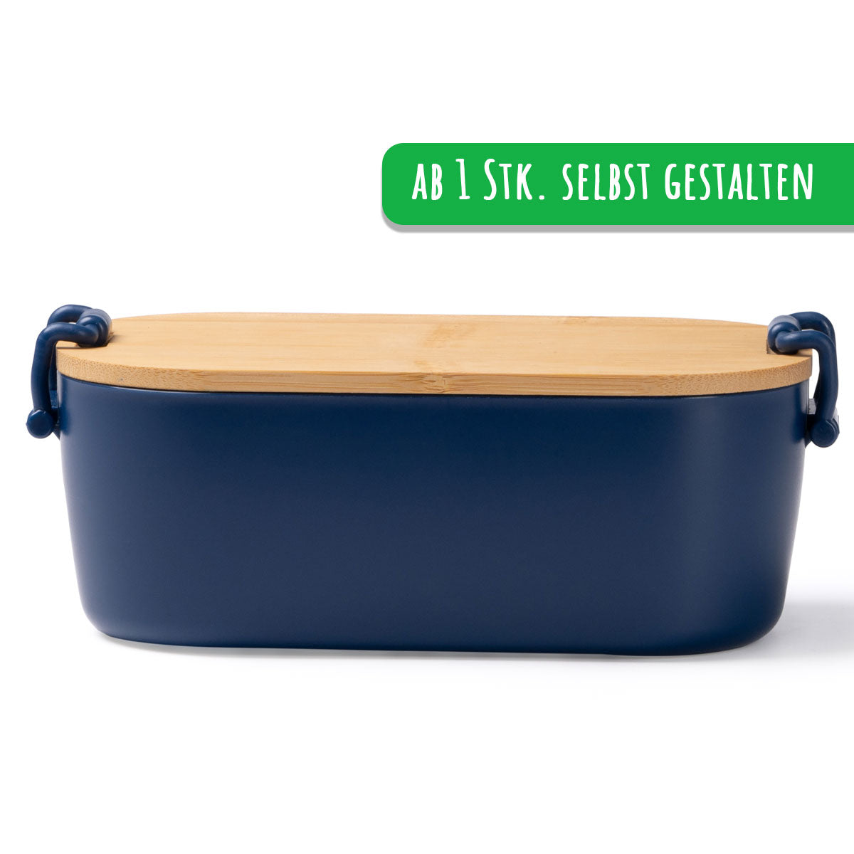 Brotzeitdose mit Holzdeckel Selbst Gestalten ab 1 Stk. Personalisiert