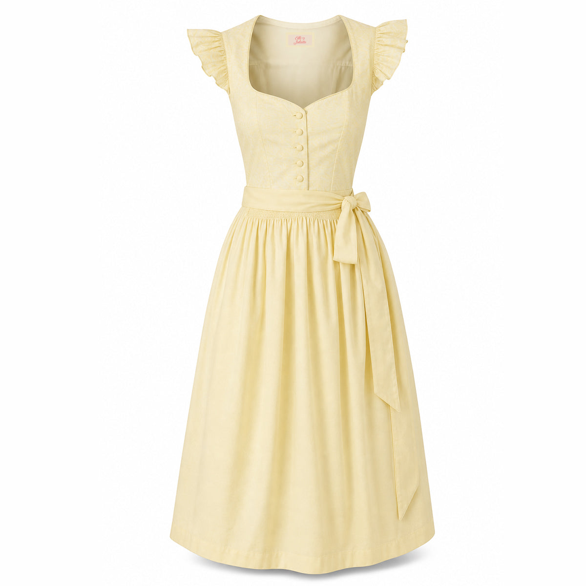 Elli & Juliette Dirndl Charlotta Aurora Vanille Flügelarm 70 cm