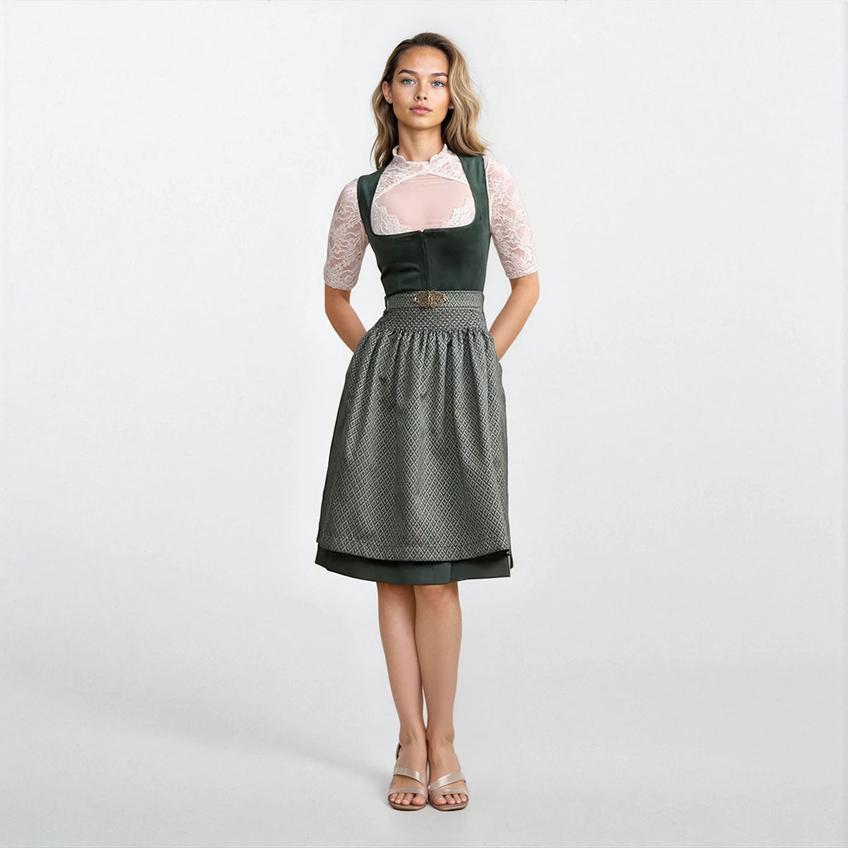 Dirndl Trachtenjacke Herren Grün Krüger Dirndl Alisha: Grünes