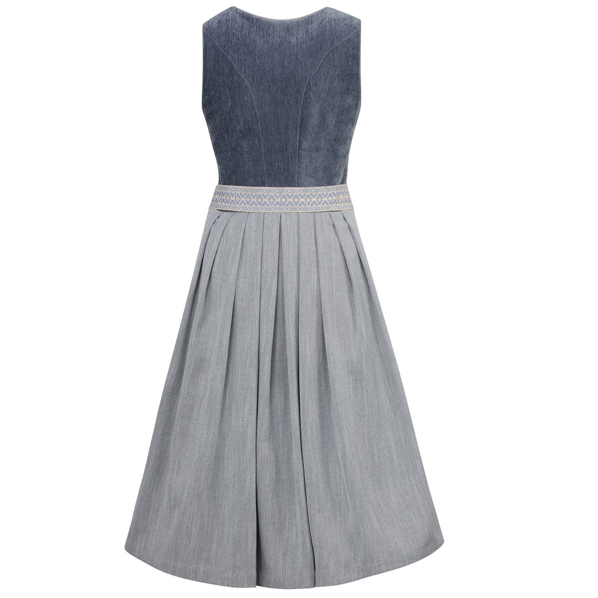 MarJo Dirndl Leopoldsdorf Vintage Himmelblau 70 cm - Datschi Trachten