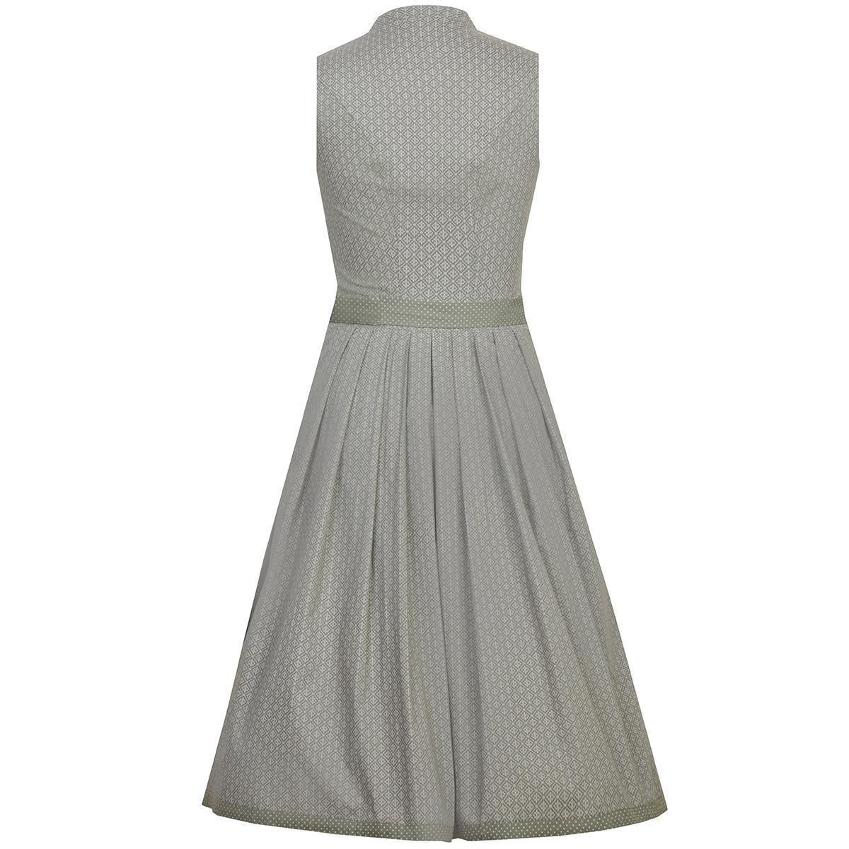 MarJo Dirndl Karina Moos/Grün V-Ausschnitt 65cm - Datschi Trachten
