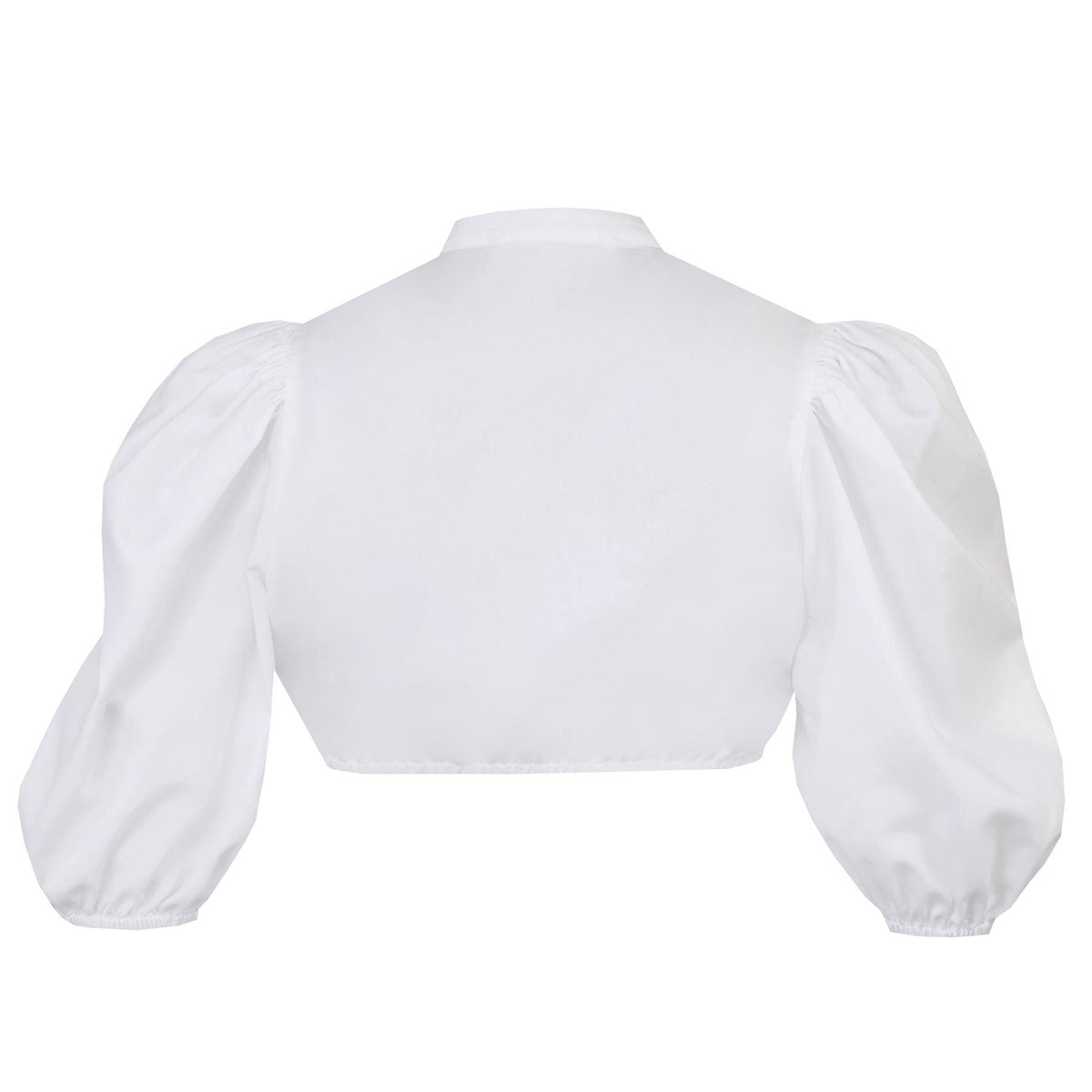 Madame Marie Dirndlbluse Amariel Weiß Halbarm Puffärmel - Datschi Trachten