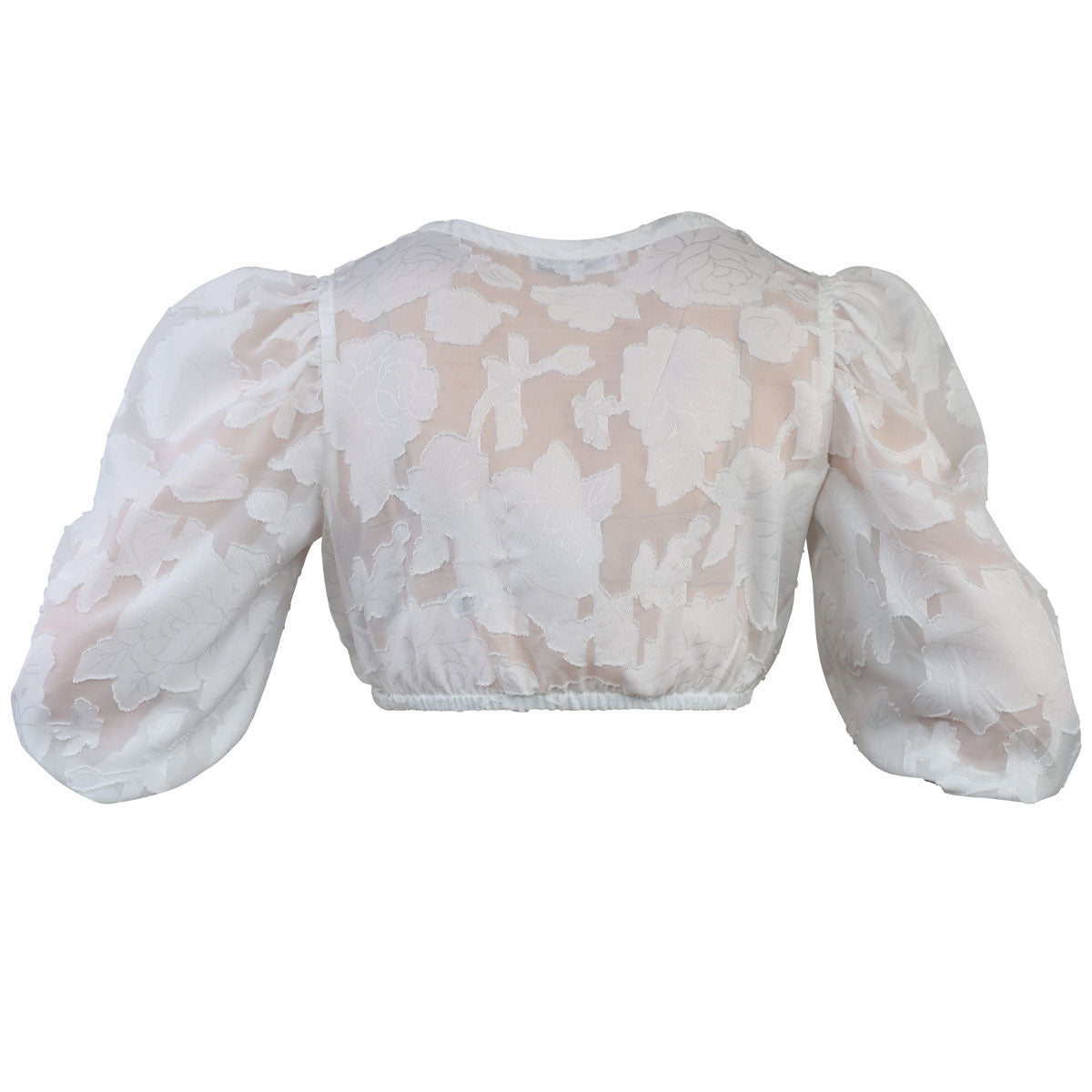 MarJo Dirndlbluse Aufeld Off White 3/4 Puffarm