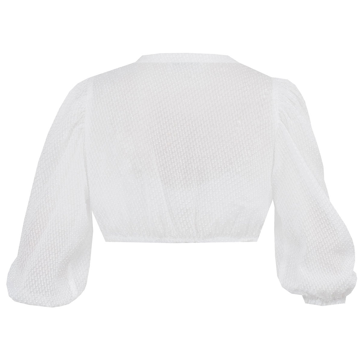 MarJo Dirndlbluse Erlabrunn Off White Dreiviertelarm Puffärmel - Datschi Trachten