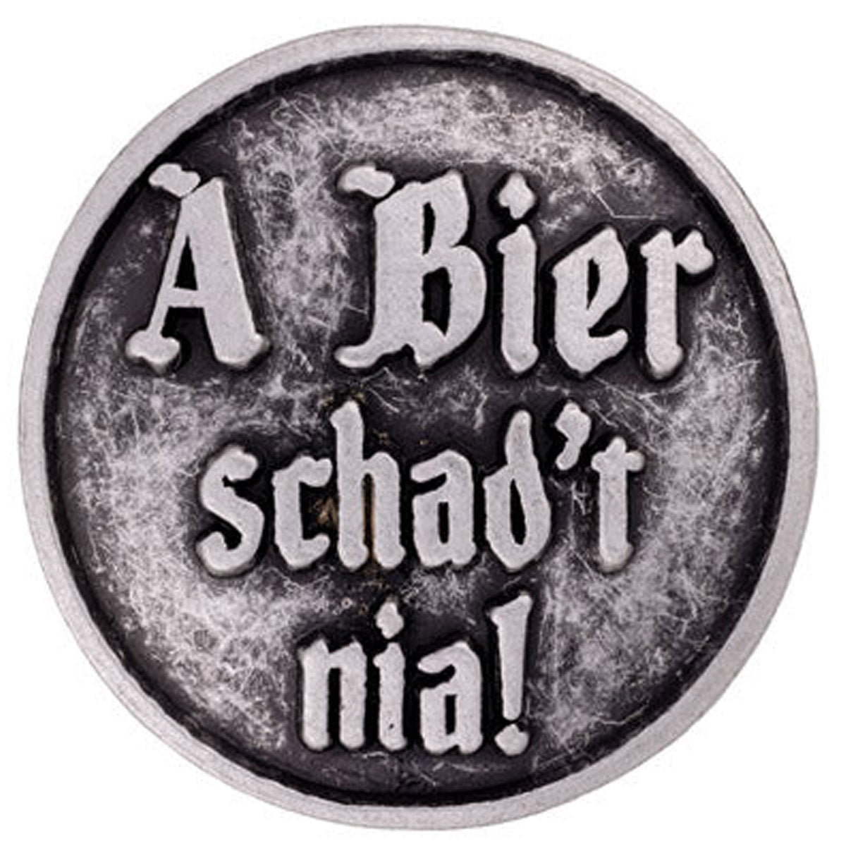 Gaudiknopf Anstecker A Bier schad´t nia Tradition - Datschi Trachten