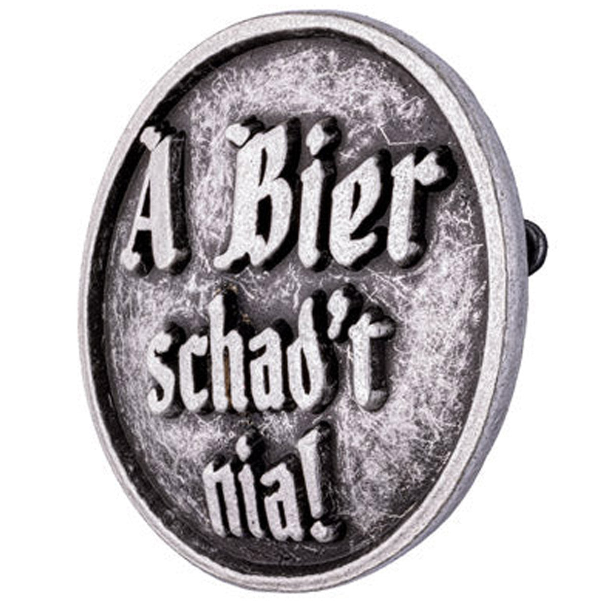 Gaudiknopf Anstecker A Bier schad´t nia Tradition - Datschi Trachten