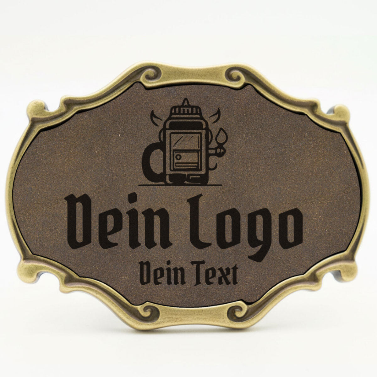 Trachten Gürtelschnalle mit eigenem Logo ab 1 Stk.