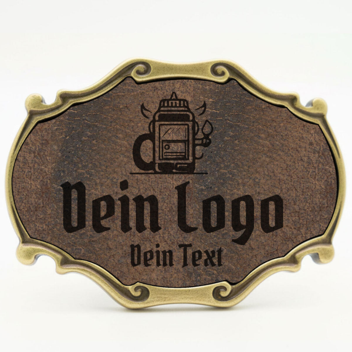 Trachten Gürtelschnalle mit eigenem Logo ab 1 Stk.