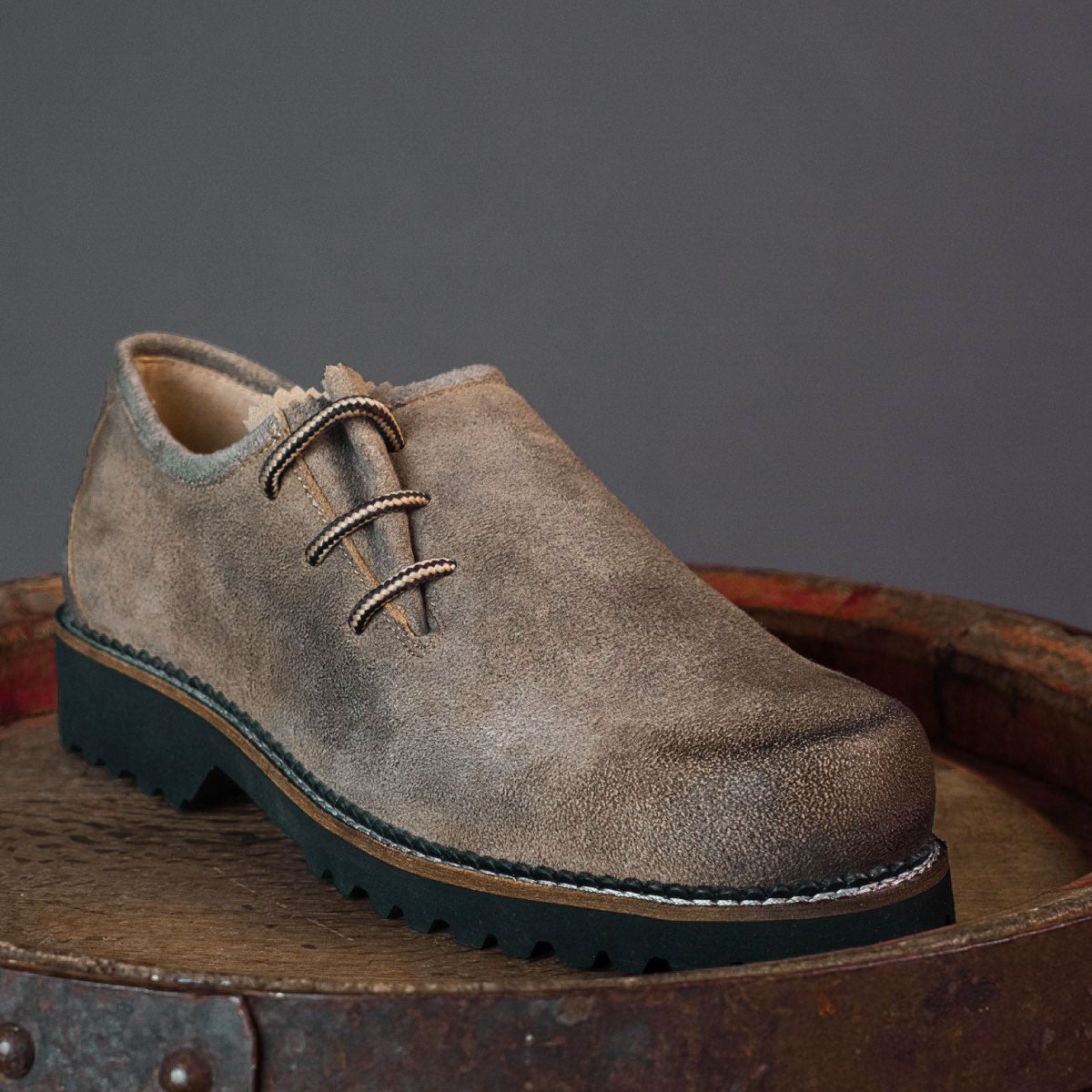 MeiSchua! Haferlschuhe Nik Seitliche Schnürung Braun - Datschi Trachten