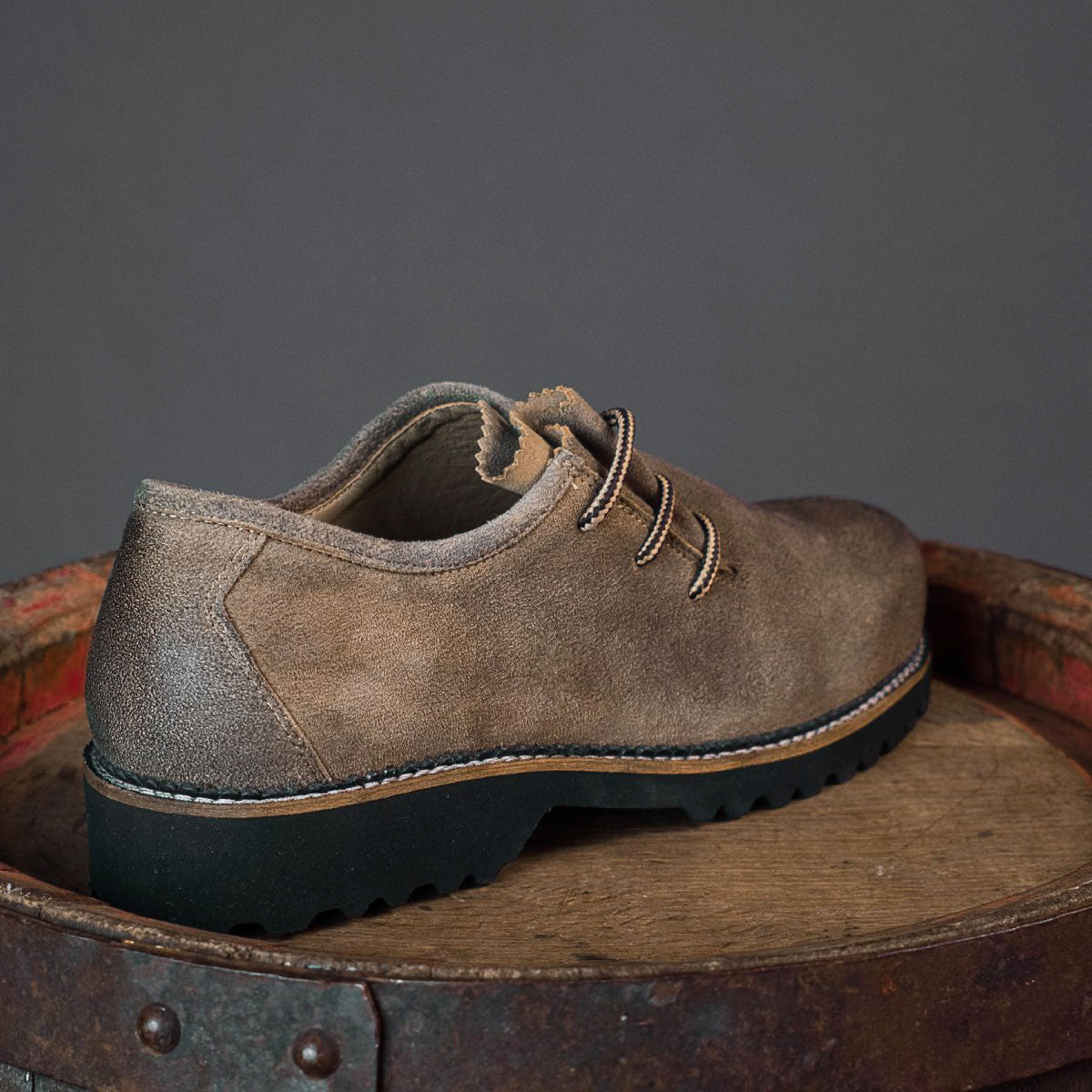 MeiSchua! Haferlschuhe Nik Seitliche Schnürung Braun - Datschi Trachten