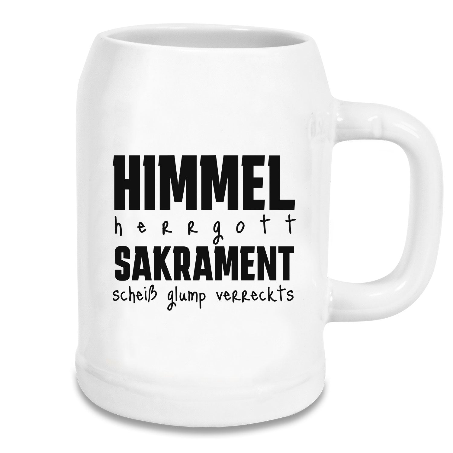 Himmel Herrgott Sakrament Bierkrug