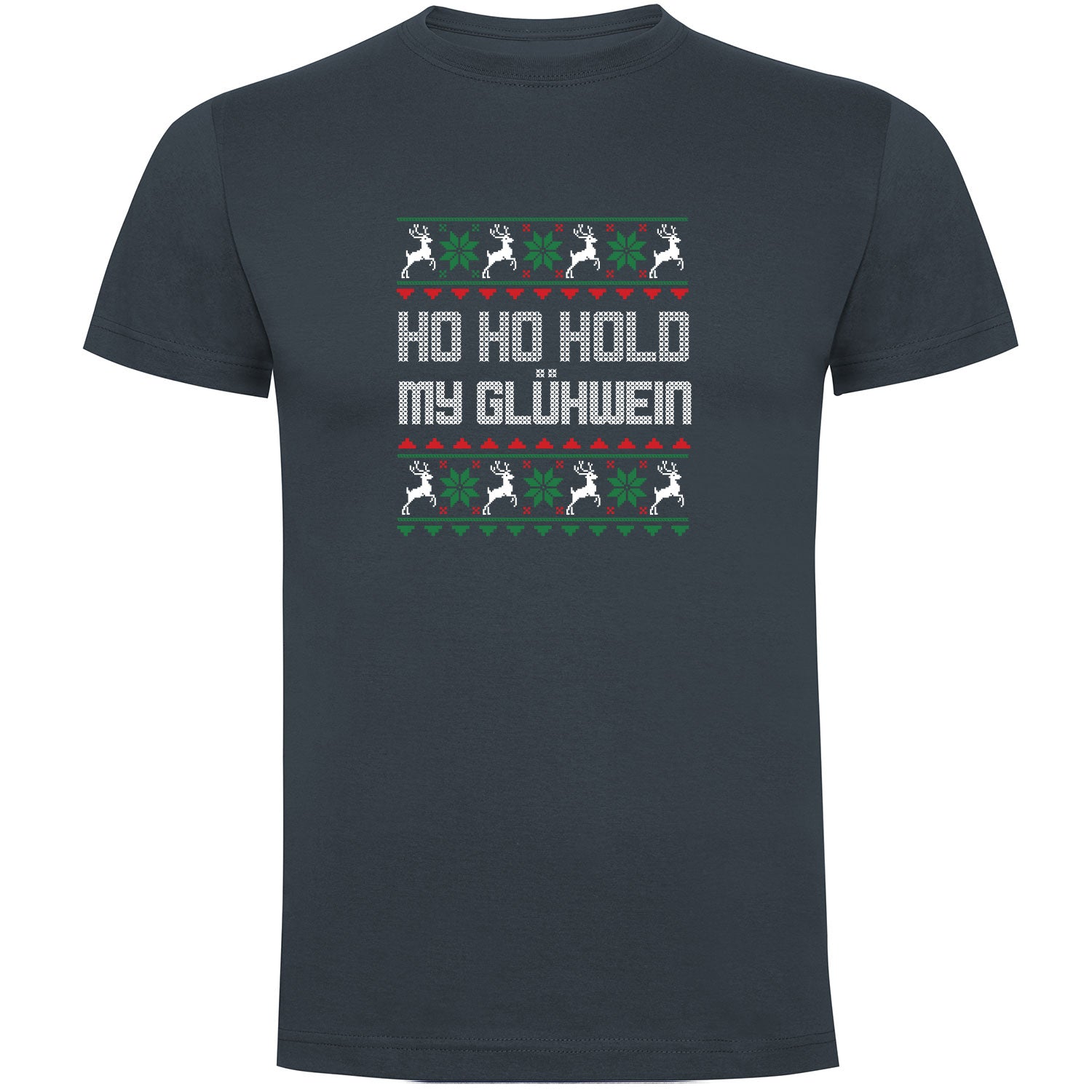 HO HO Hold my Glühwein Herren T-shirt