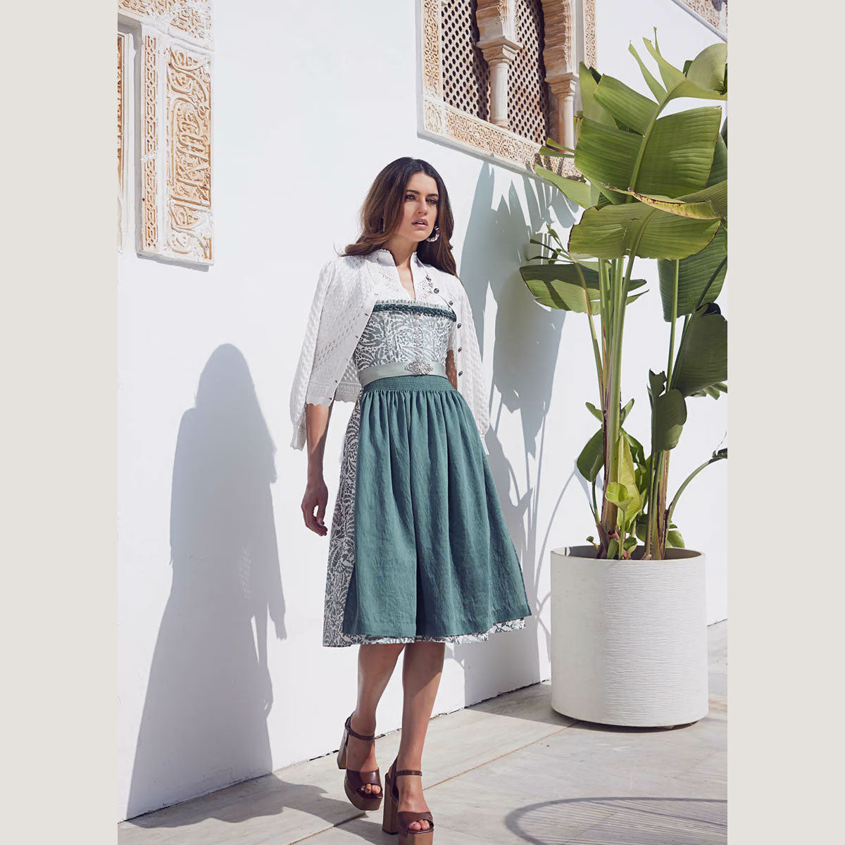 Krüger Dirndl Fritza Schilf Froschgoscherl 70cm