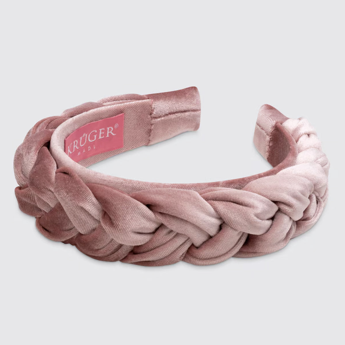Krüger Dirndl Geflochtener Haarreif Rose Samt