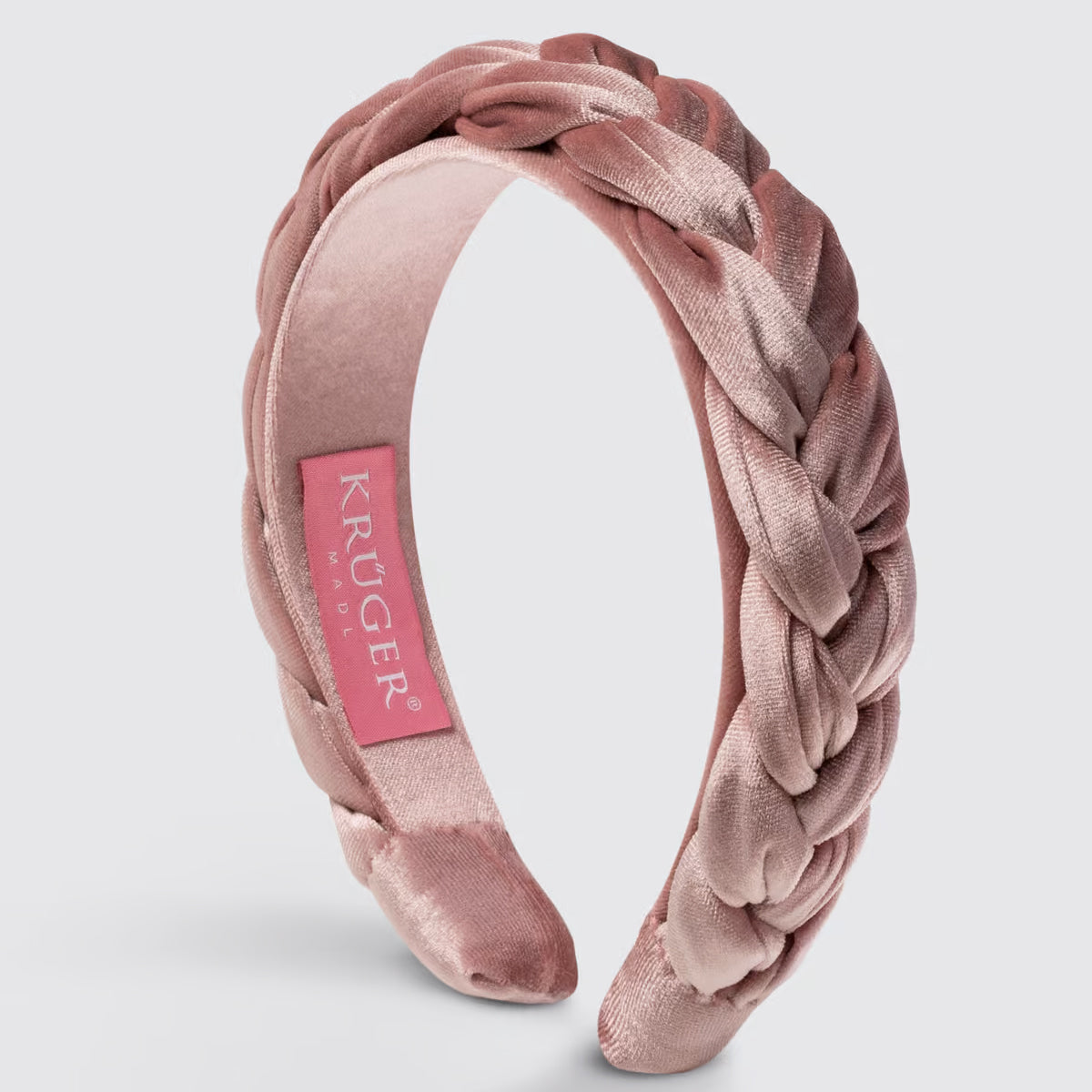 Krüger Dirndl Geflochtener Haarreif Rose Samt