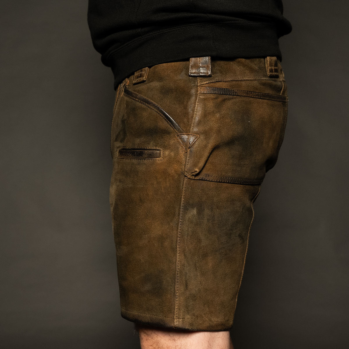 Datschi Trachten Zunft Lederhose Richtfest Braun