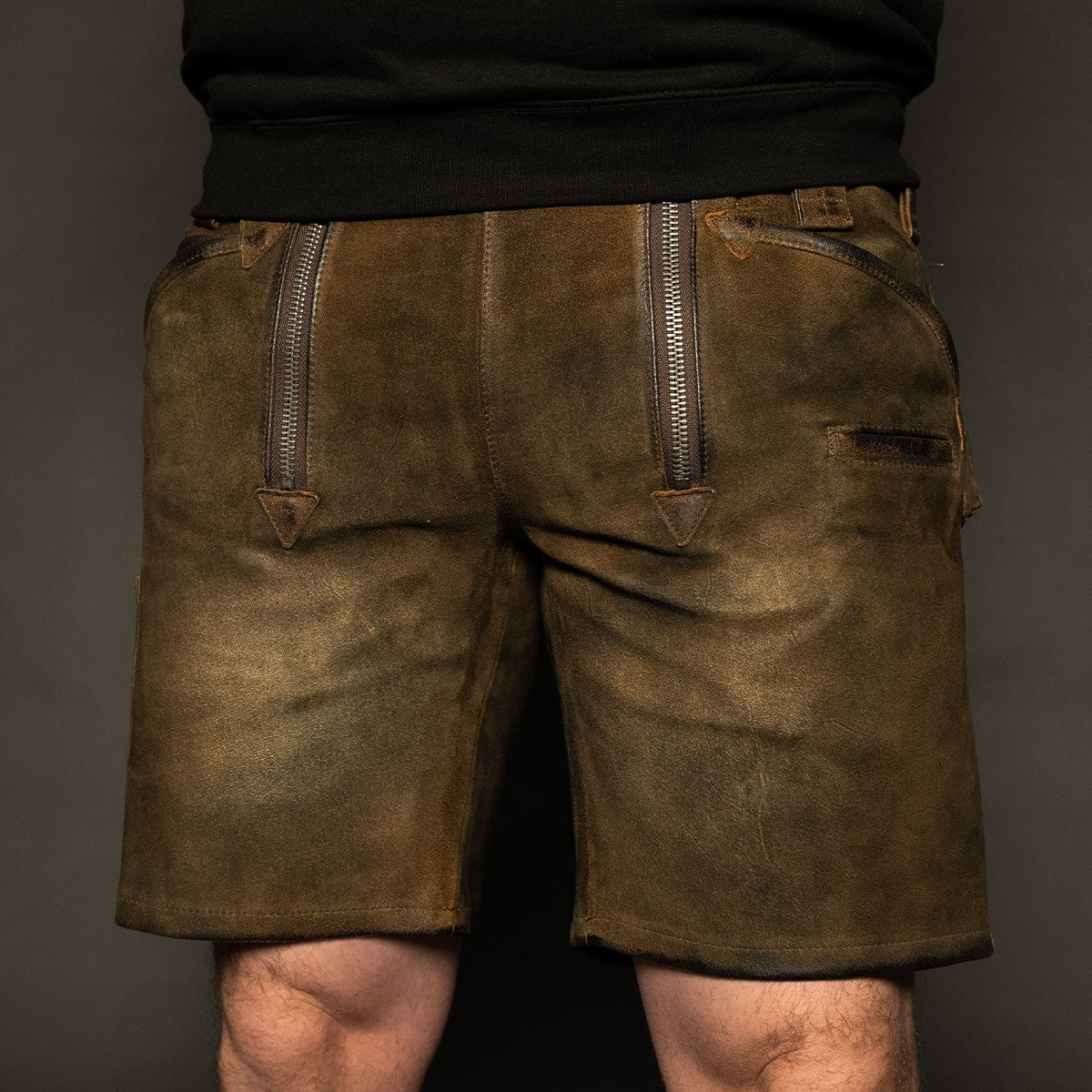 Datschi Trachten Zunft Lederhose Richtfest Braun