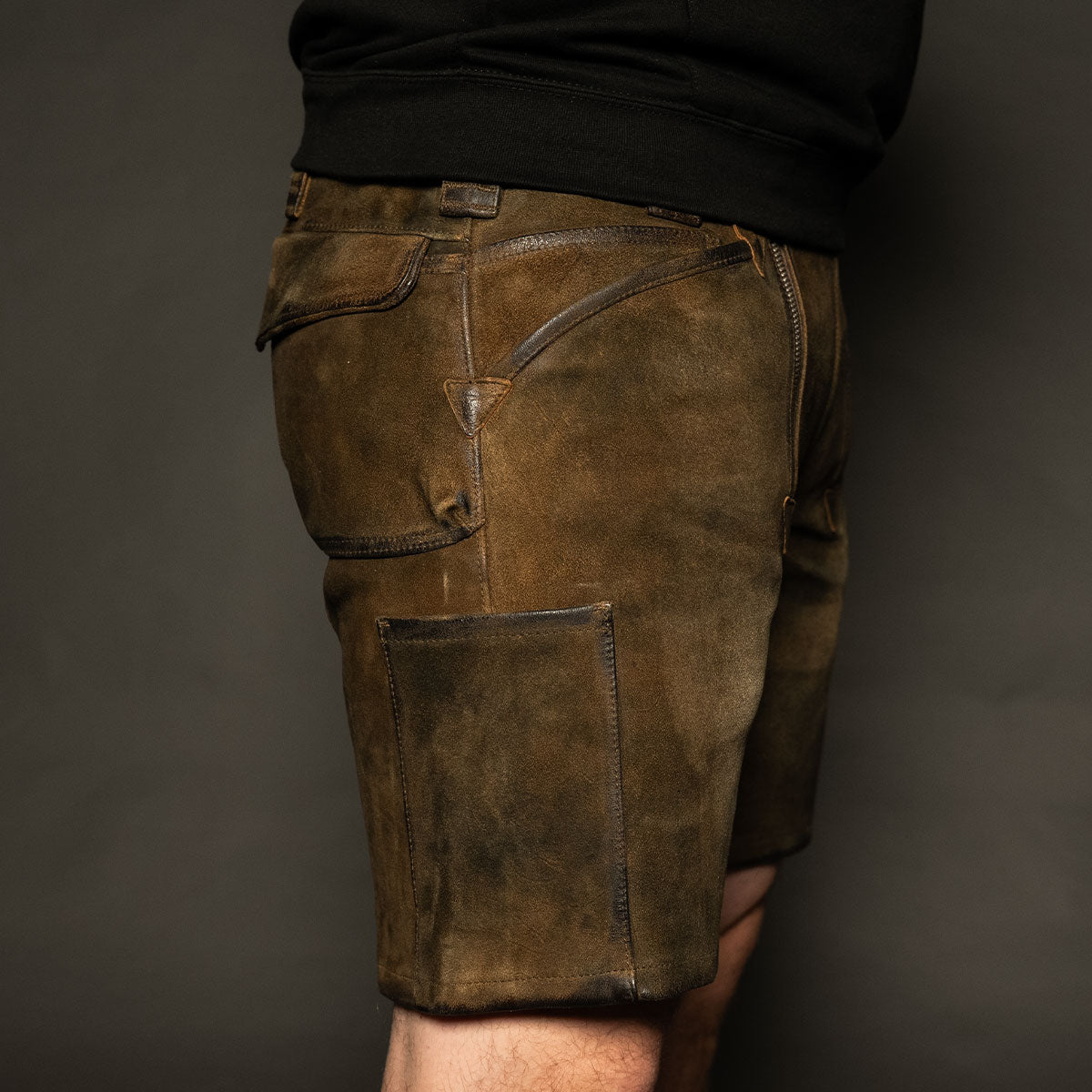 Datschi Trachten Zunft Lederhose Richtfest Braun