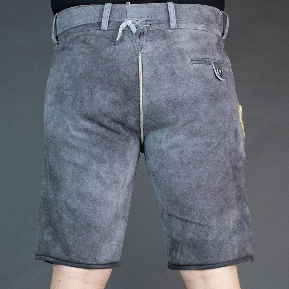 Datschi Trachten Lederhose Karl Dunkelgrau - Datschi Trachten