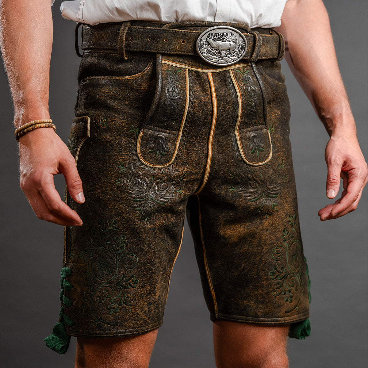 Datschi Trachten Lederhose Josef Grün