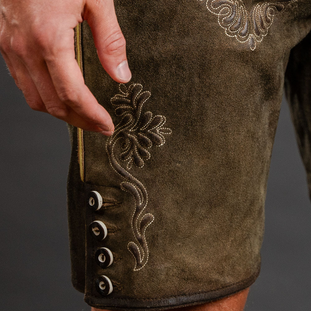 Datschi Trachten Lederhose Sigmund Braun - Datschi Trachten