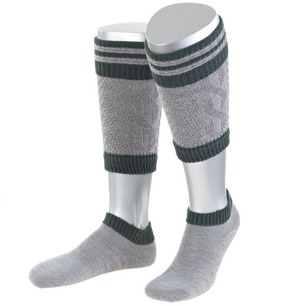 Loferl Merino Wolle Grau Tanne - Datschi Trachten