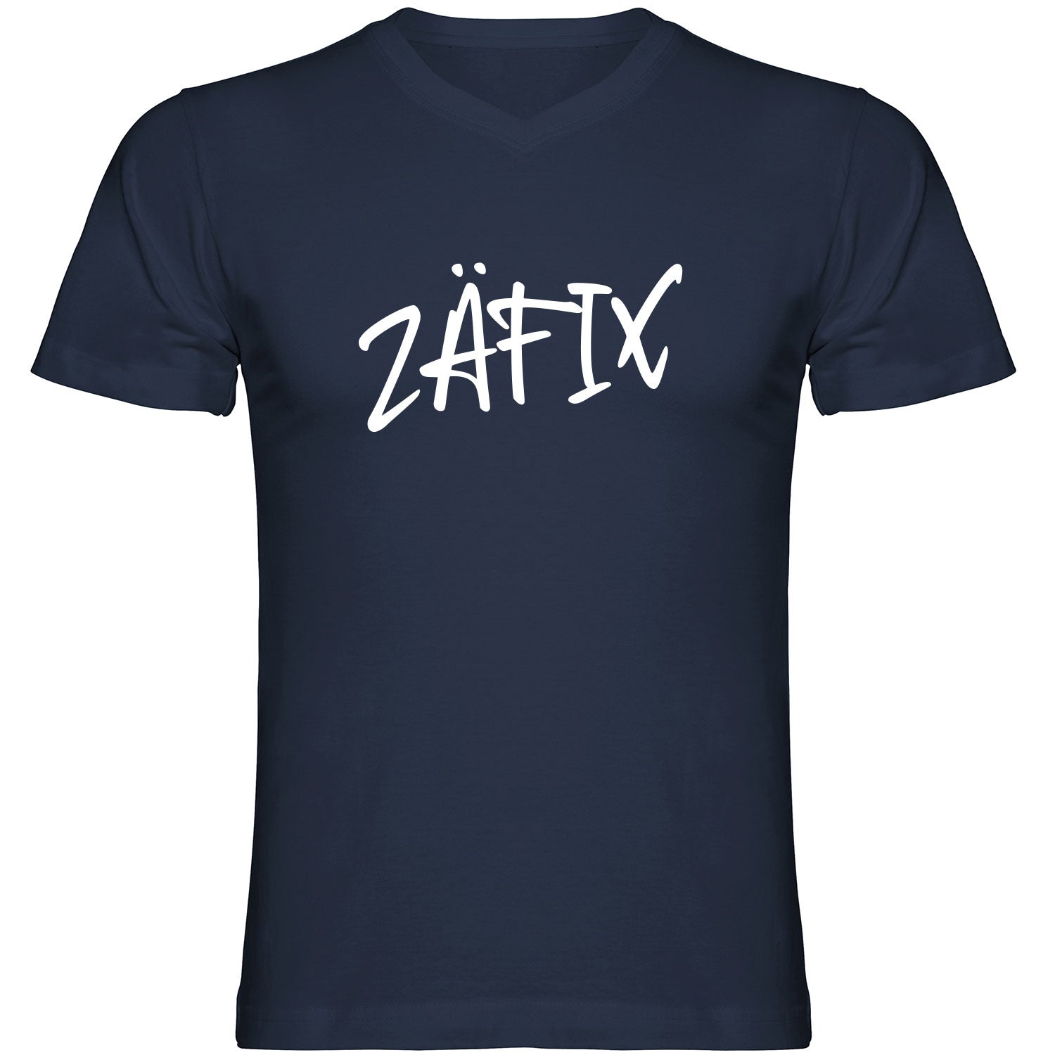 ZÄFIX Herren Tshirt V-Ausschnitt