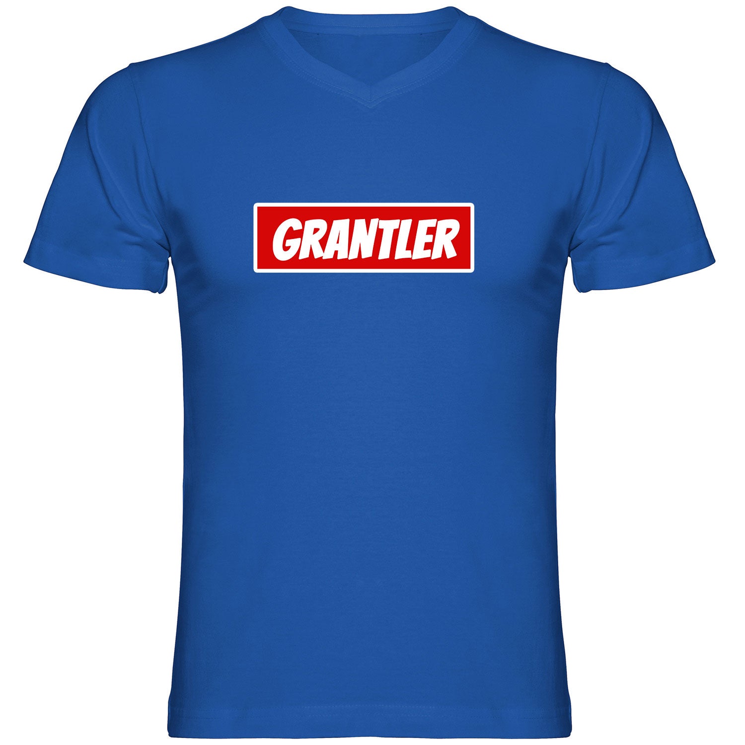 Grantler Logo Tshirt V-Ausschnitt - Datschi Trachten