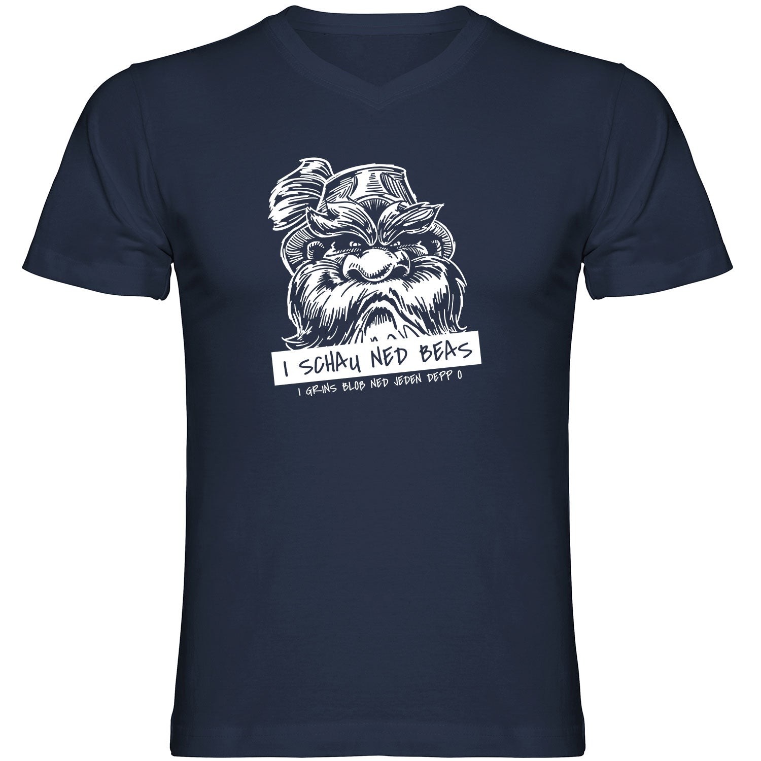 I schau ned Beas Tshirt V-Ausschnitt