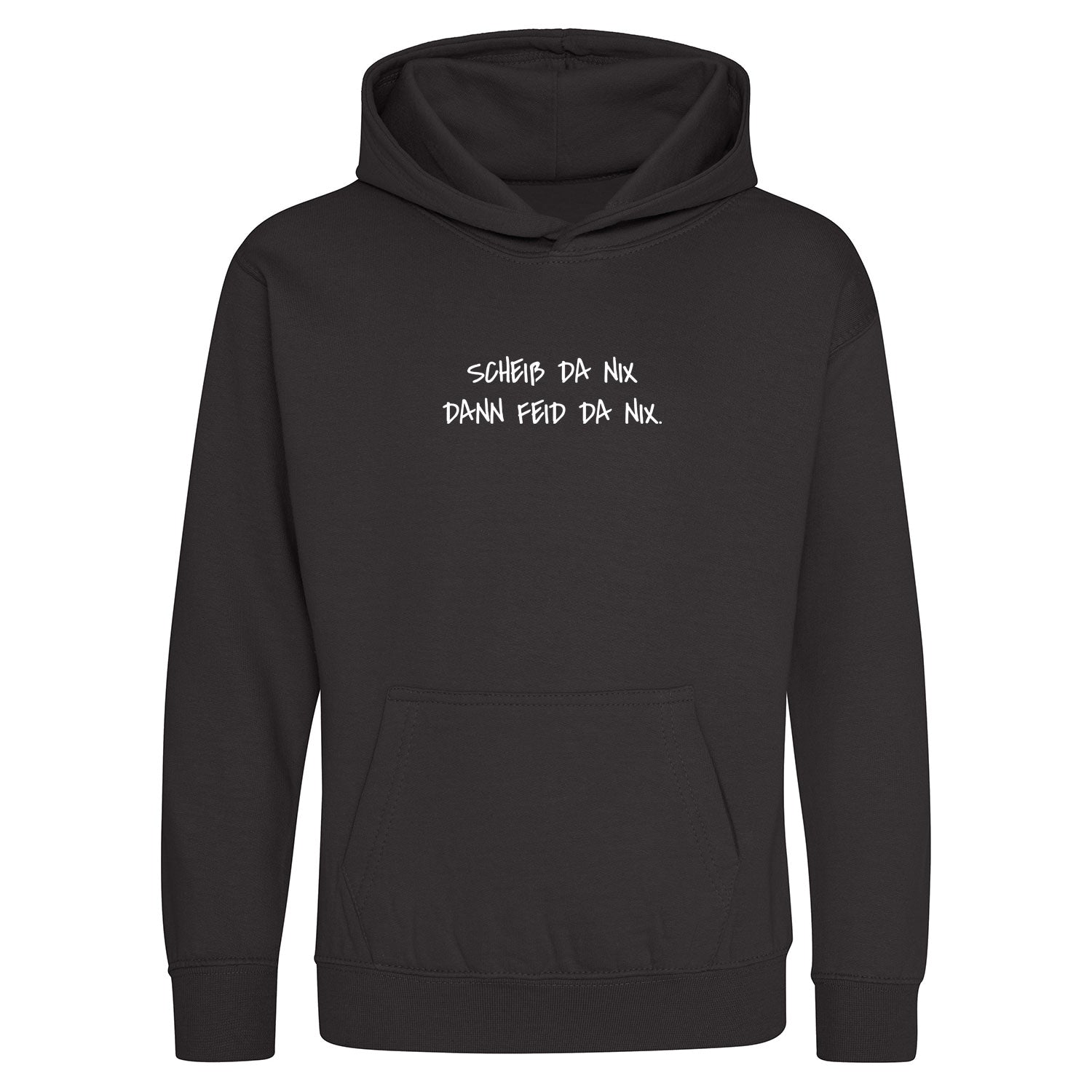 Scheiß da nix dann feid da nix Kinder Hoodie - Datschi Trachten