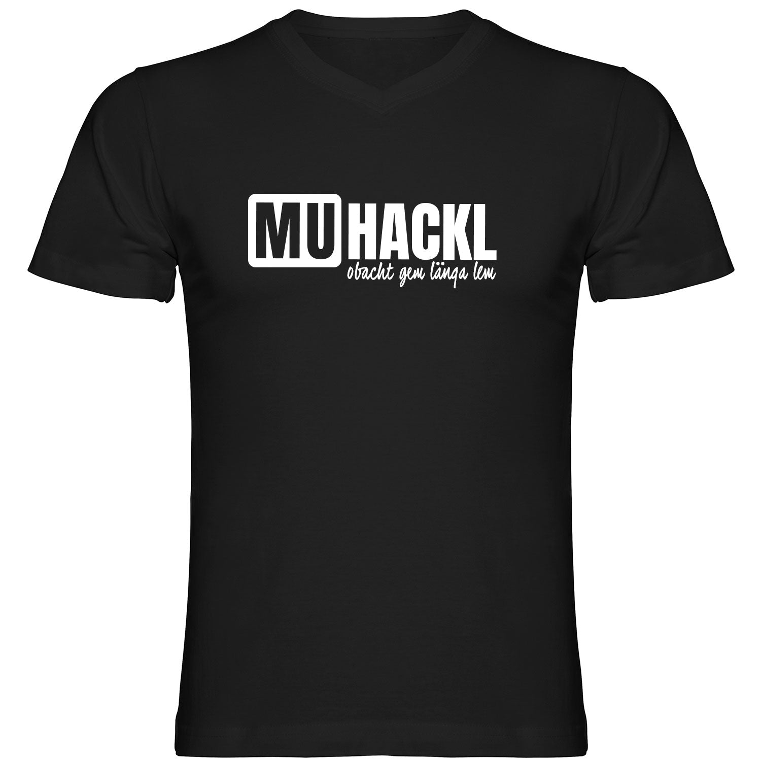 Muhackl Herren Tshirt V-Ausschnitt - Datschi Trachten