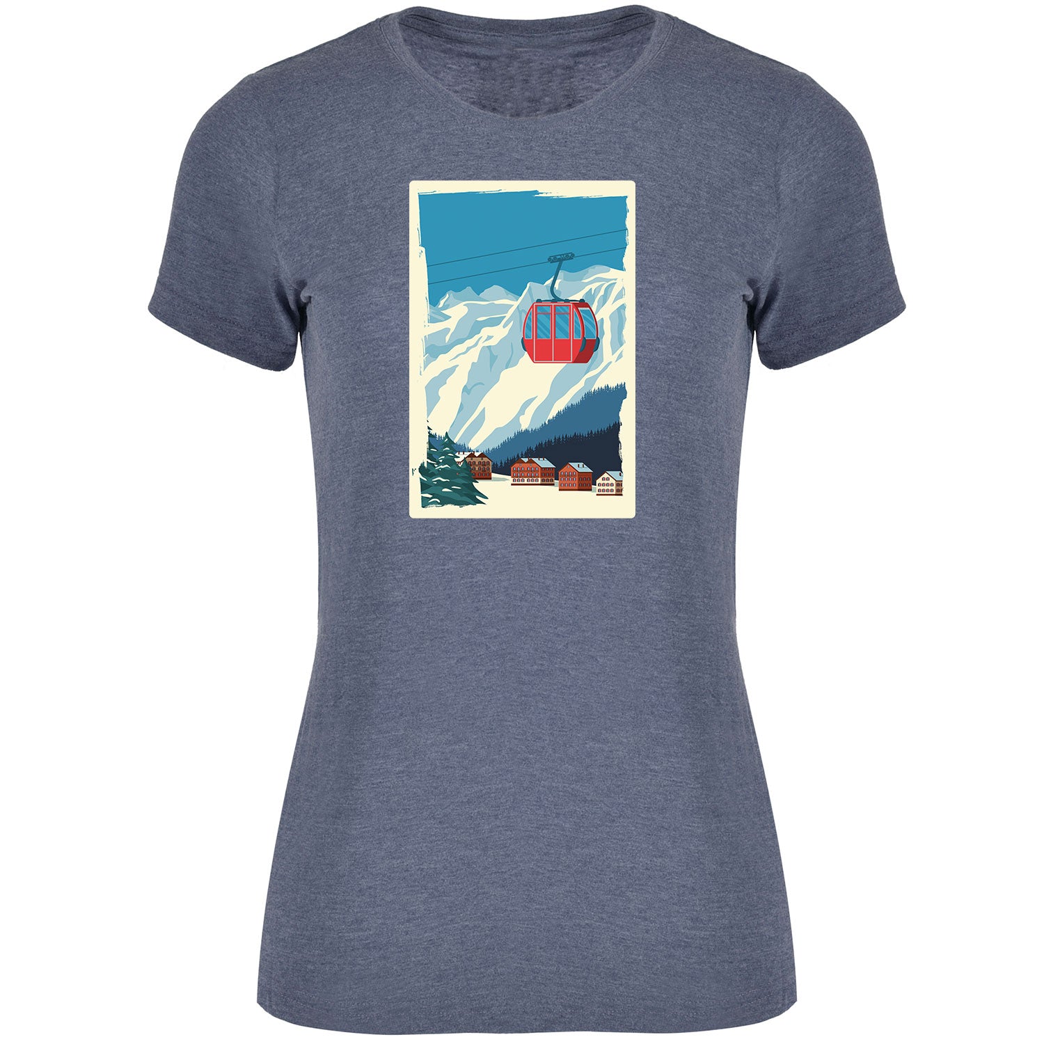 Skifoan Damen Tshirt - Datschi Trachten