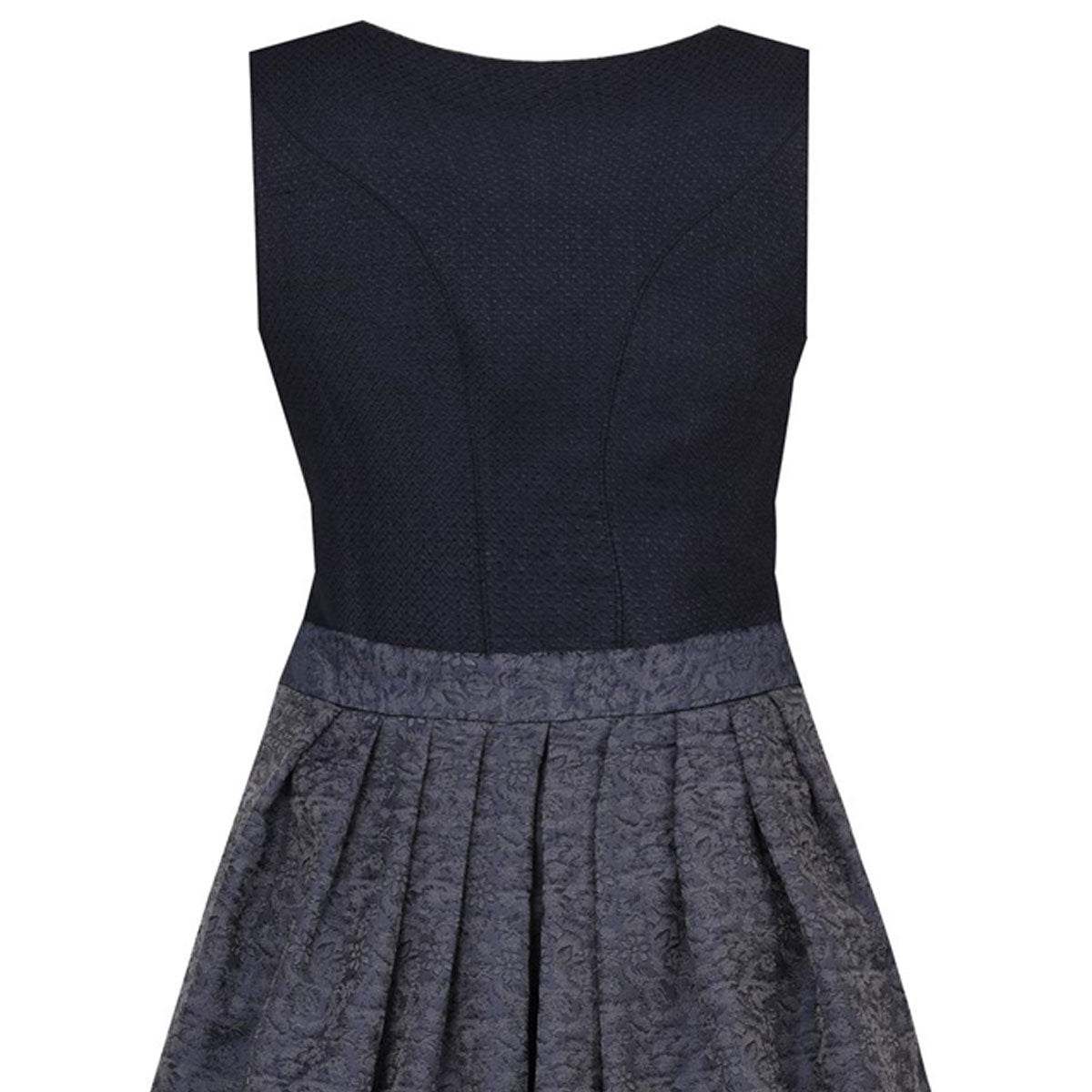 MarJo Dirndl Ellgau Navy Knopfleiste 65 cm - Datschi Trachten