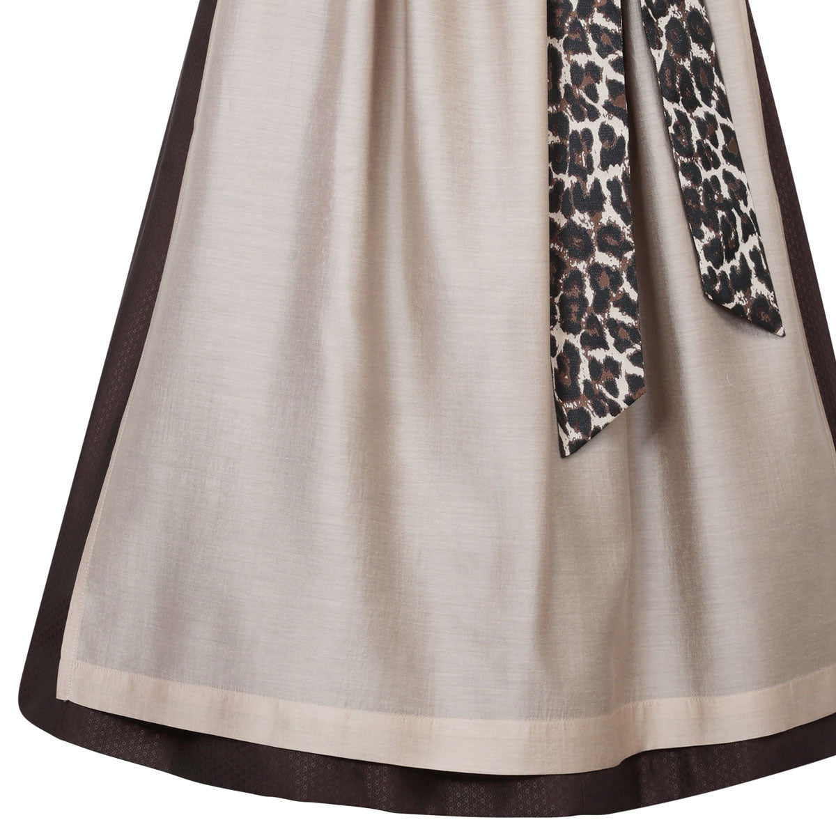 MarJo Dirndl Oberhofen Espresso-Leo Flügelarm 70cm