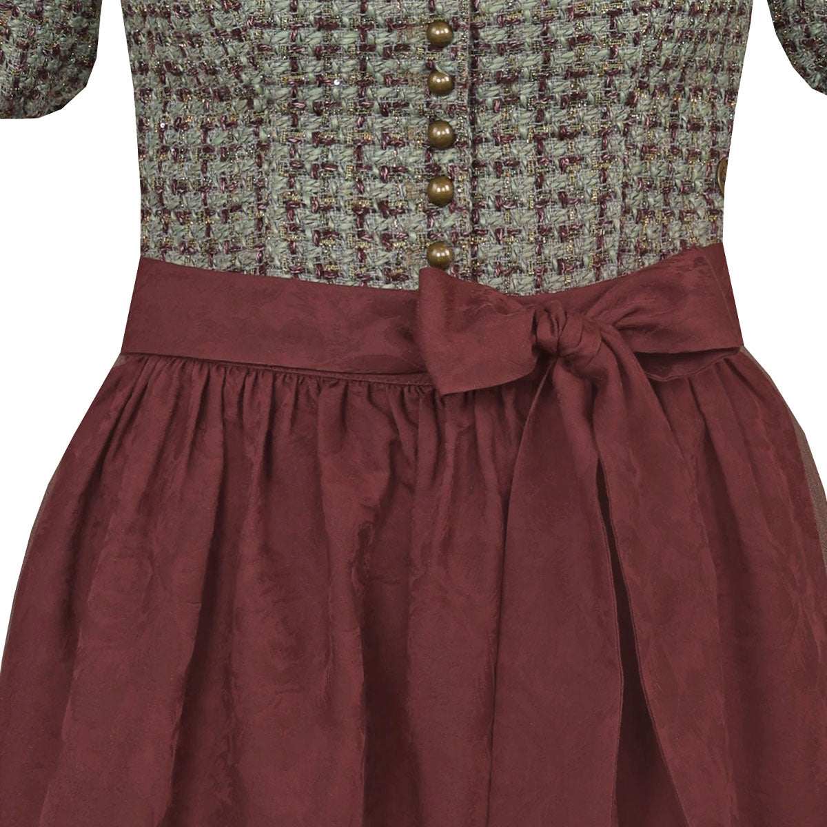 MarJo Dirndl Orchard Olive Halbarm 75cm Kollektion Ms_Wunderbar