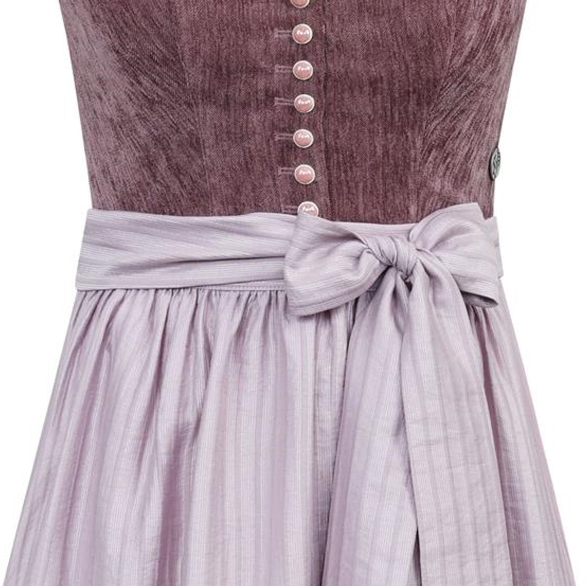 MarJo Dirndl Sarleinsbach Mauve Knöpfe 70 cm