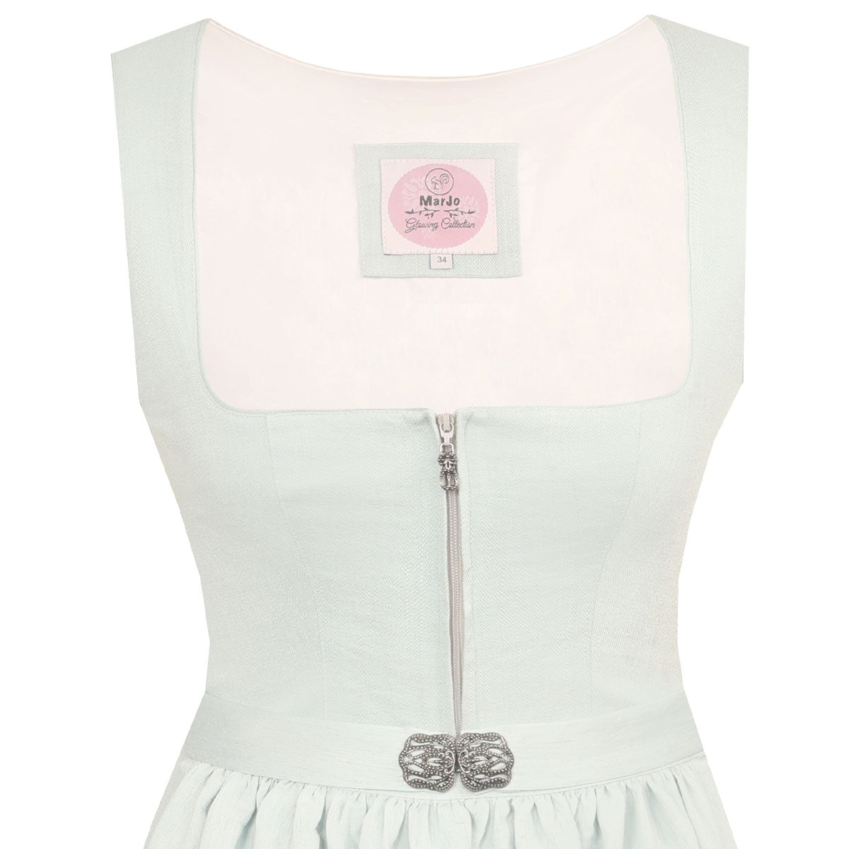 MarJo Dirndl Villenbach Cloud Reißverschluss 70 cm - Datschi Trachten