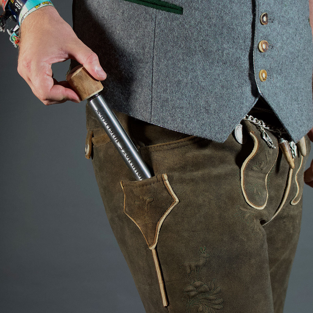 Lederhosen Flachmann Bayrische-Notration - Datschi Trachten