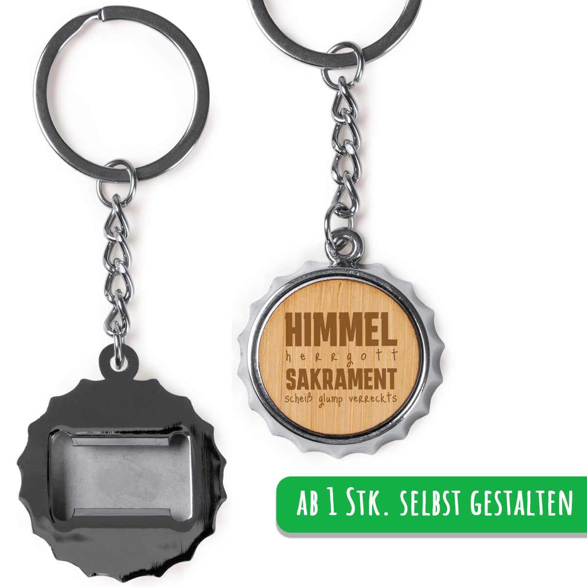 Kronkorken Flaschenöffner Selbst Gestalten ab 1 Stk. Personalisiert