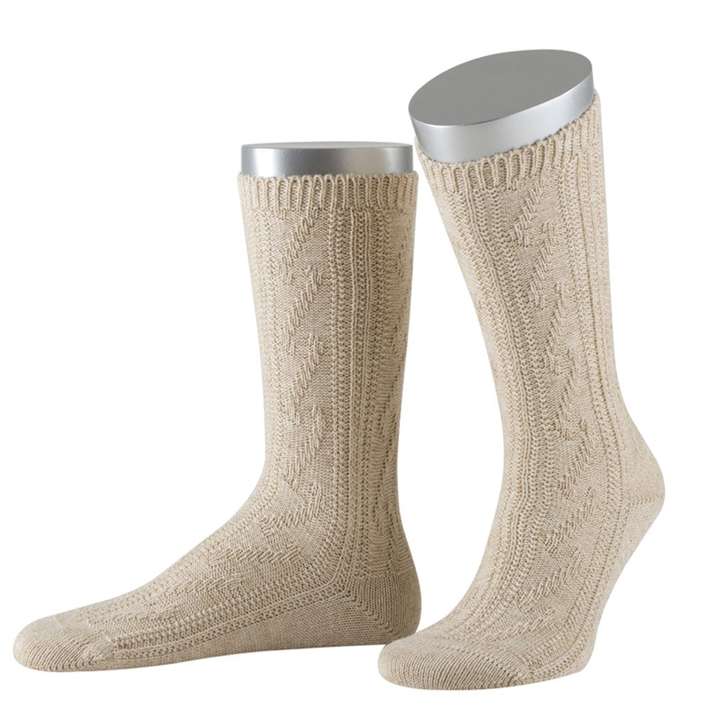 Trachtensocken Kurz Schoppersocken Beige