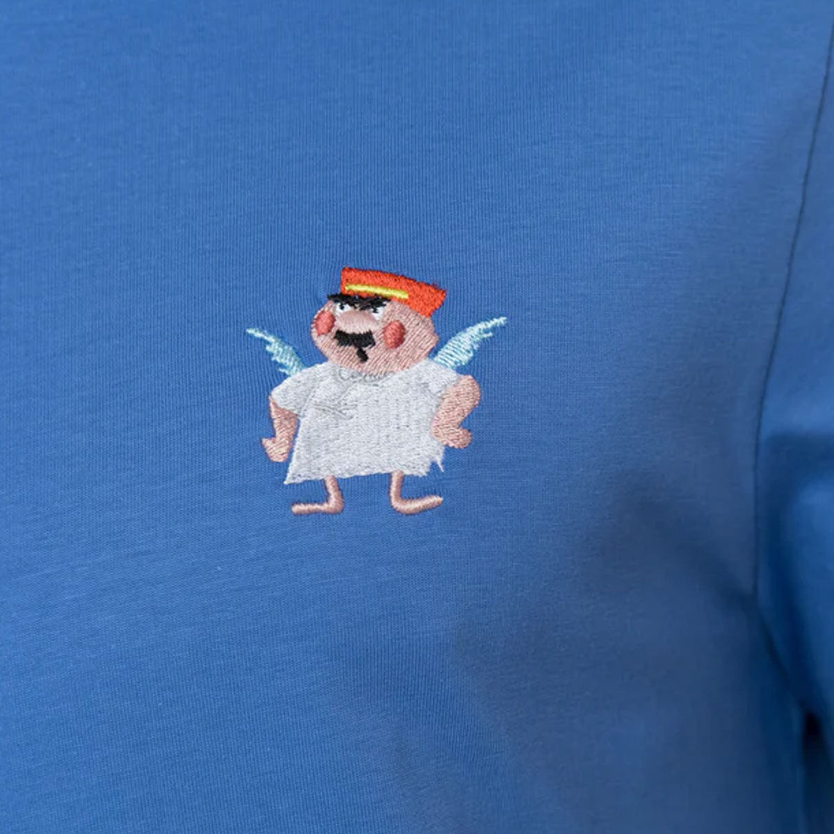 T-Shirt „Grantler Klub: Aloisius“ – Blau - Datschi Trachten